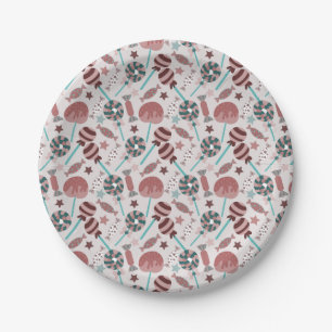 Candy pattern   Lollies pattern   lollipop 29 Paper Plates