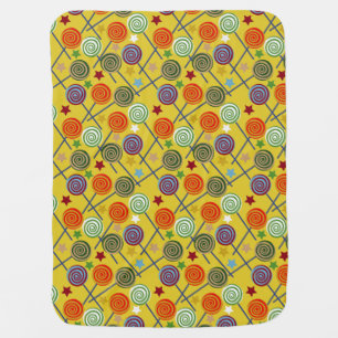 Candy pattern Lollies pattern lollipop 30 Baby Blanket