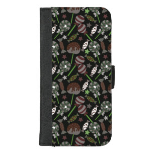 Candy pattern Lollies pattern lollipop 31 iPhone 8/7 Plus Wallet Case