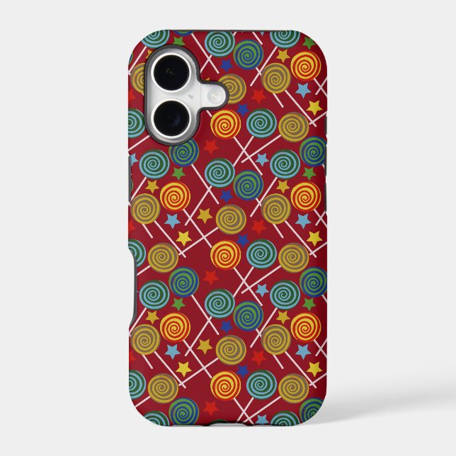 Candy pattern | Lollies pattern | lollipop 32 Iphone Case (Back)