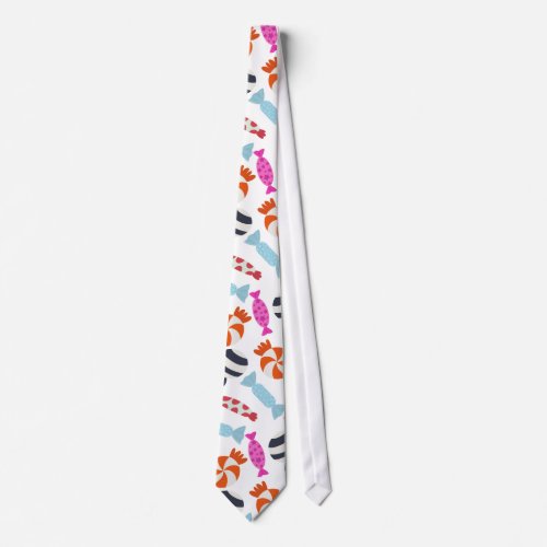 Candy pattern  Lollies pattern  lollipop 35 Neck Tie