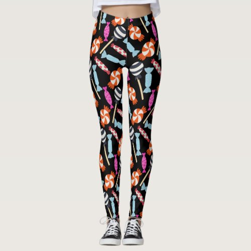 Candy pattern  Lollies pattern  lollipop 37 Leggings