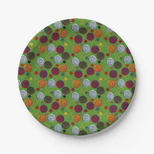 Candy pattern Lollies pattern lollipop 39 Paper Plates