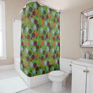 Candy pattern Lollies pattern lollipop 39 Shower Curtain