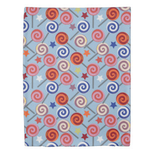 Candy pattern   Lollies pattern   lollipop 40 Duvet Cover