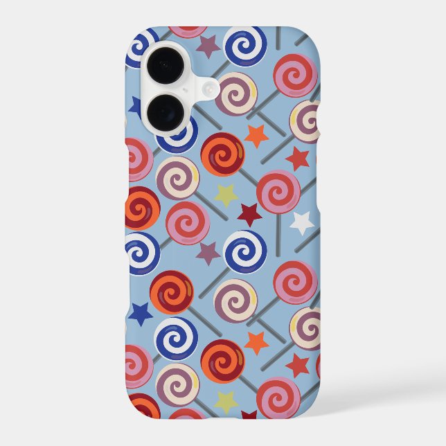 Candy pattern | Lollies pattern | lollipop 40 Iphone Case (Back)