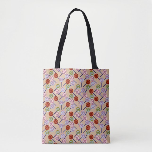Candy pattern | Lollies pattern | lollipop 41 Tote Bag (Front)