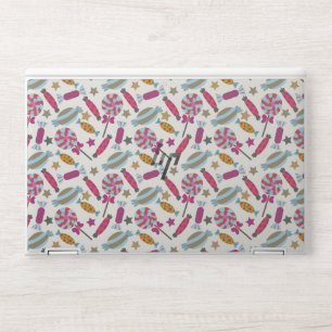 Candy pattern   Lollies pattern   lollipop 45 HP Laptop Skin