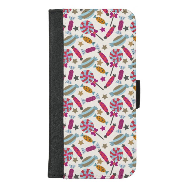 Candy pattern | Lollies pattern | lollipop 45 iPhone Wallet Case (Front)