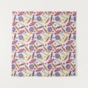 Candy pattern Lollies pattern lollipop 46 Tapestry