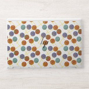 Candy pattern   Lollies pattern   lollipop 47 HP Laptop Skin