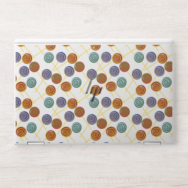 Candy pattern | Lollies pattern | lollipop 47 HP Laptop Skin (Front)
