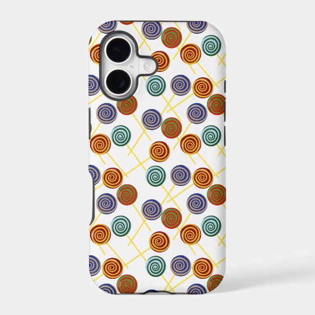 Candy pattern | Lollies pattern | lollipop 47 Iphone Case (Back)