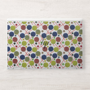 Candy pattern   Lollies pattern   lollipop 48 HP Laptop Skin