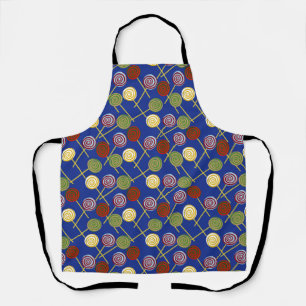 Candy pattern   Lollies pattern   lollipop 4 Apron