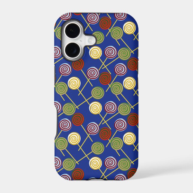 Candy pattern | Lollies pattern | lollipop 4 Iphone Case (Back)
