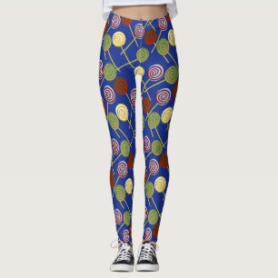 Candy pattern Lollies pattern lollipop 4 Leggings