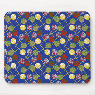 Candy pattern Lollies pattern lollipop 4 Mouse Pad