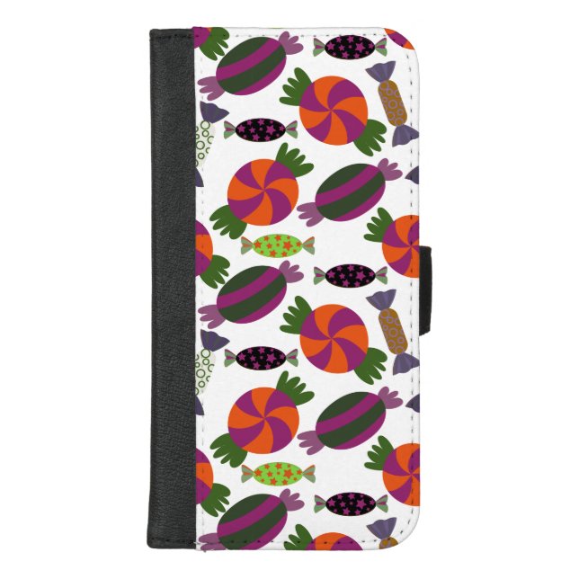 Candy pattern | Lollies pattern | lollipop 51 iPhone Wallet Case (Front)