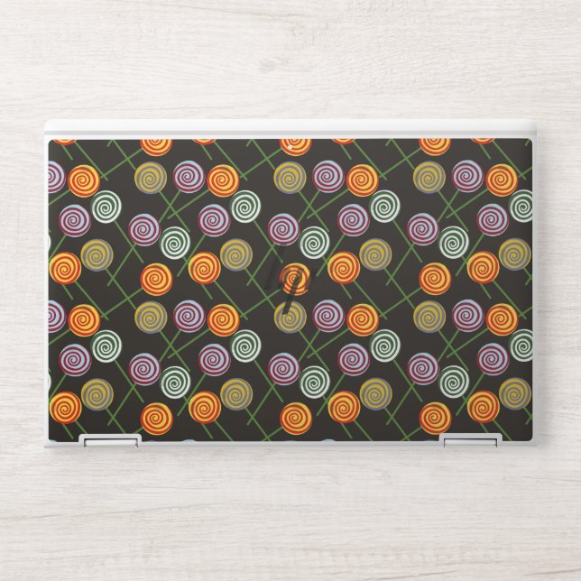 Candy pattern | Lollies pattern | lollipop 52 HP Laptop Skin (Front)