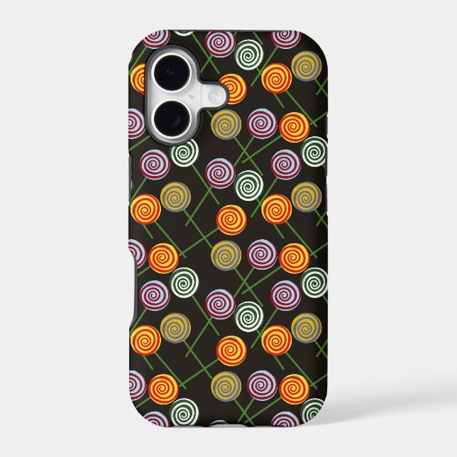 Candy pattern | Lollies pattern | lollipop 52 Iphone Case (Back)