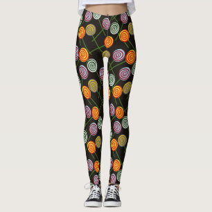 Candy pattern Lollies pattern lollipop 52 Leggings