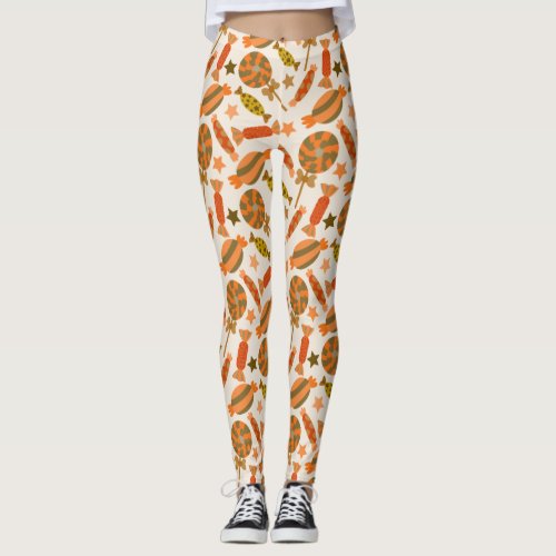 Candy pattern  Lollies pattern  lollipop 54 Leggings