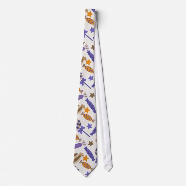 Candy pattern | Lollies pattern | lollipop 57 Neck Tie (Front)