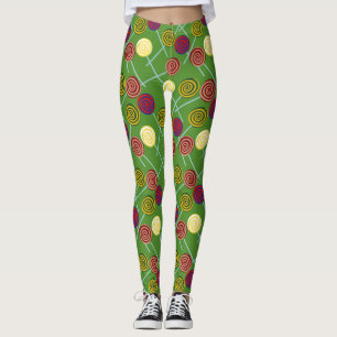 Candy pattern Lollies pattern lollipop 58 Leggings