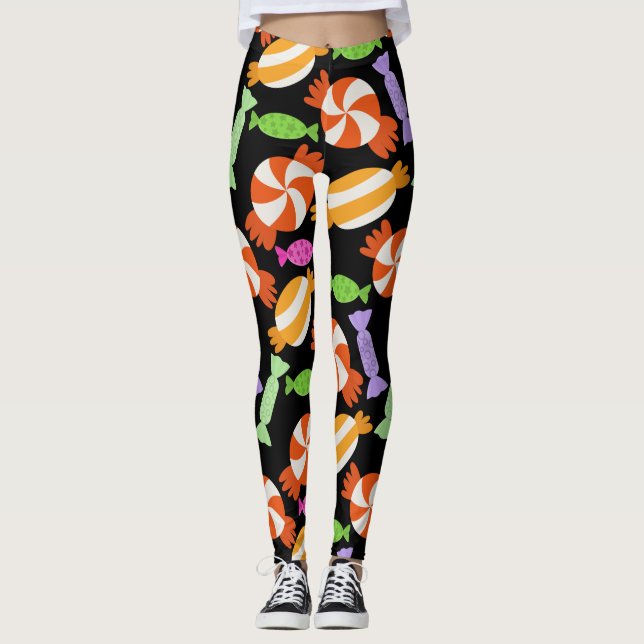 Candy pattern | Lollies pattern | lollipop 59 Leggings (Front)