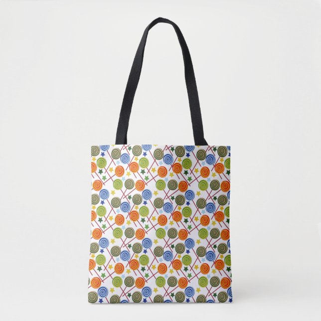 Candy pattern | Lollies pattern | lollipop 61 Tote Bag (Front)