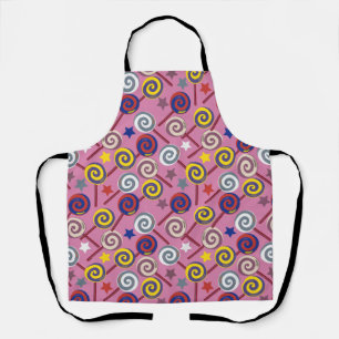 Candy pattern   Lollies pattern   lollipop 7 Apron