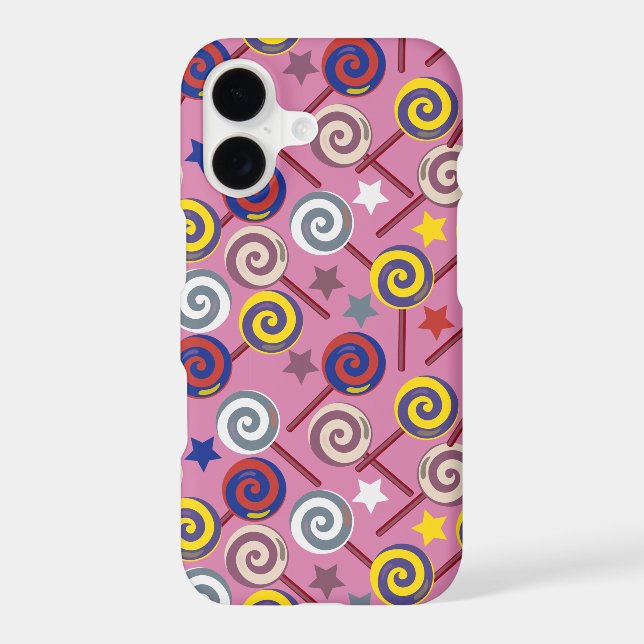 Candy pattern | Lollies pattern | lollipop 7 Iphone Case (Back)