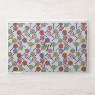 Candy pattern   Lollies pattern   lollipop 8 HP Laptop Skin
