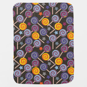 Candy pattern Lollies pattern lollipop 9 Baby Blanket
