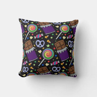 Candy Pattern Throw Pillow