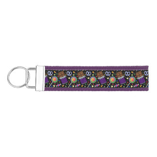  Candy Pattern Wrist Keychain