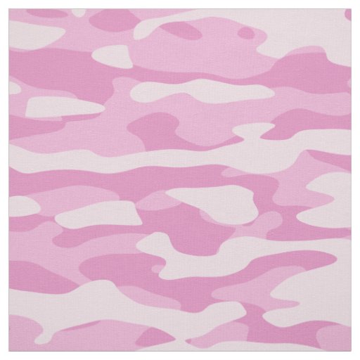 Candy Pink Camo Fabric