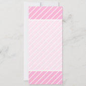 Candy Pink Diagonal Striped Pattern. (Back)