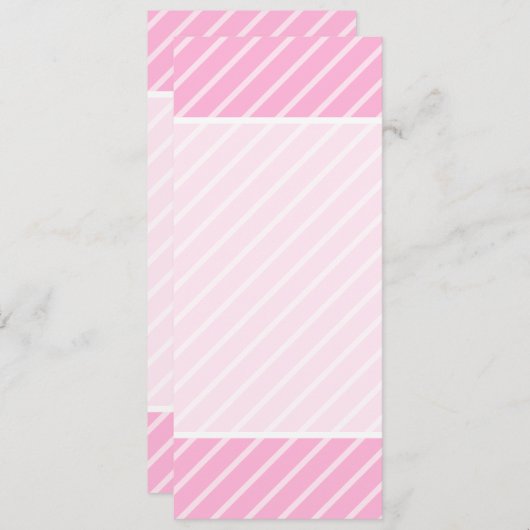 Candy Pink Diagonal Striped Pattern. (Front/Back)
