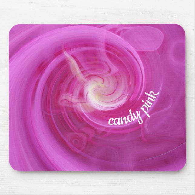 candy pink mouse pad (Front)