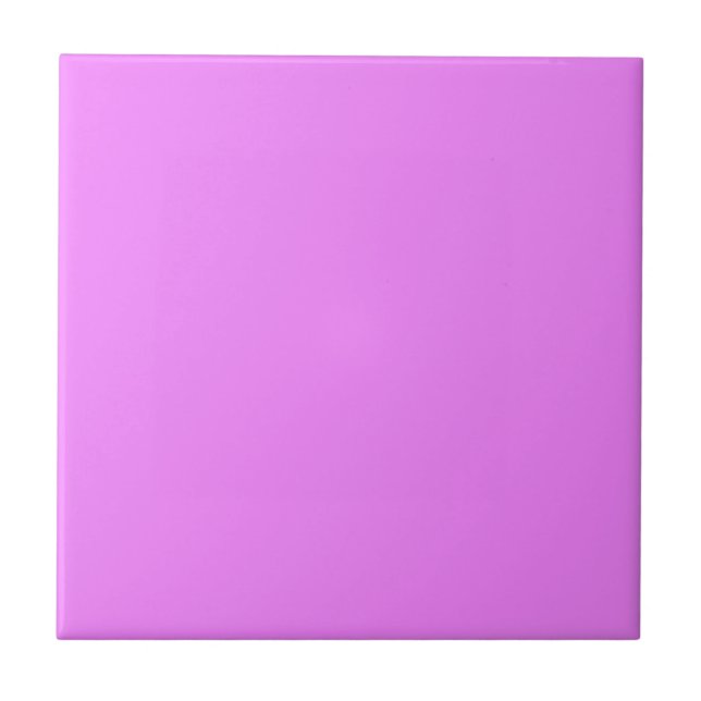 Candy Pink Solid Color Tile (Front)