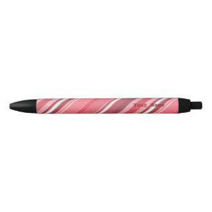 Candy Pink Stripes Pen