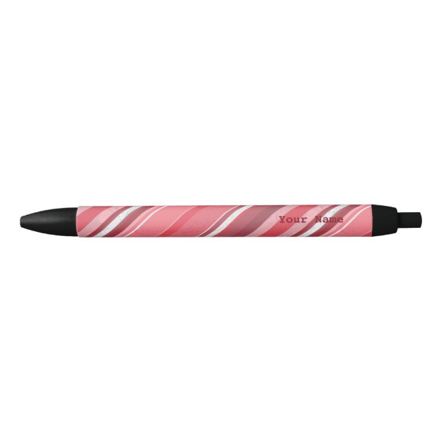 Candy Pink Stripes Pen (Front)