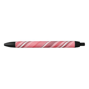 Candy Pink Stripes Pen