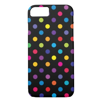Candy Polka Dot Iphone 7 Case by ipad_n_iphone_cases at Zazzle