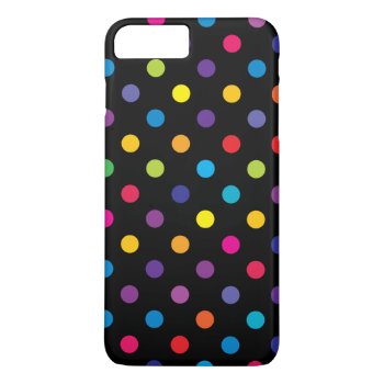 Candy Polka Dot Iphone 7 Plus Case by ipad_n_iphone_cases at Zazzle