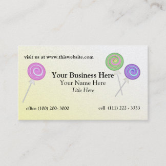 Candy Pops Business Card