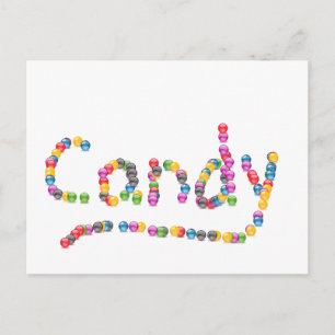 CANDY - postcard