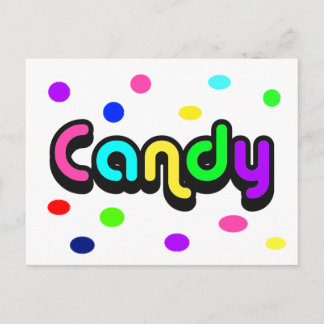 Candy-postcard Postcard